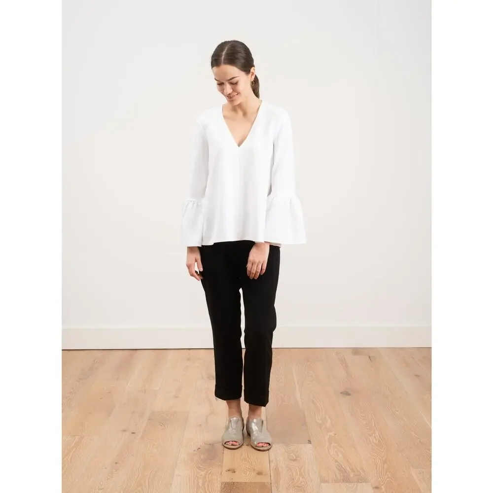 Tibi structured crepe